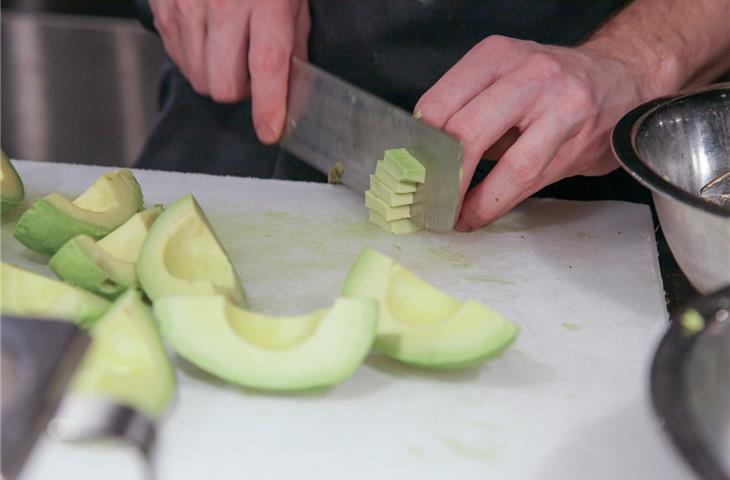 entree with its own particular knife